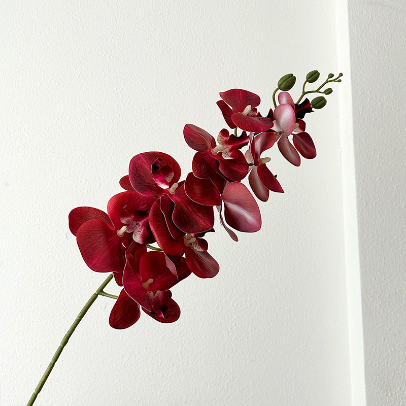 Elegant Faux Orchid Floral Stem