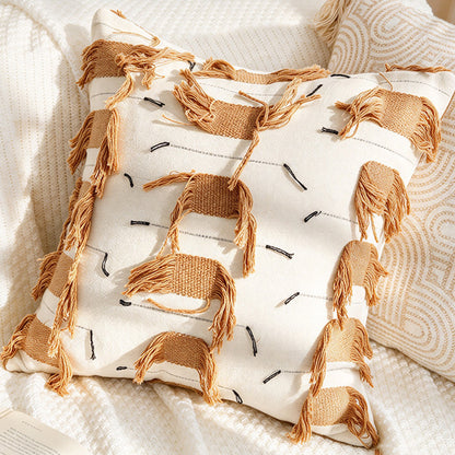 Abstract Patterned Decorative Pillow