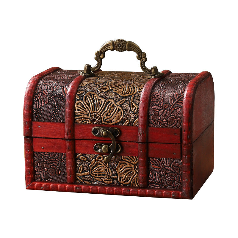 Antique-Inspired Decorative Treasure Chest Homeandso