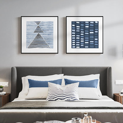 Abstract Grid Pattern Framed Art Print Homeandso
