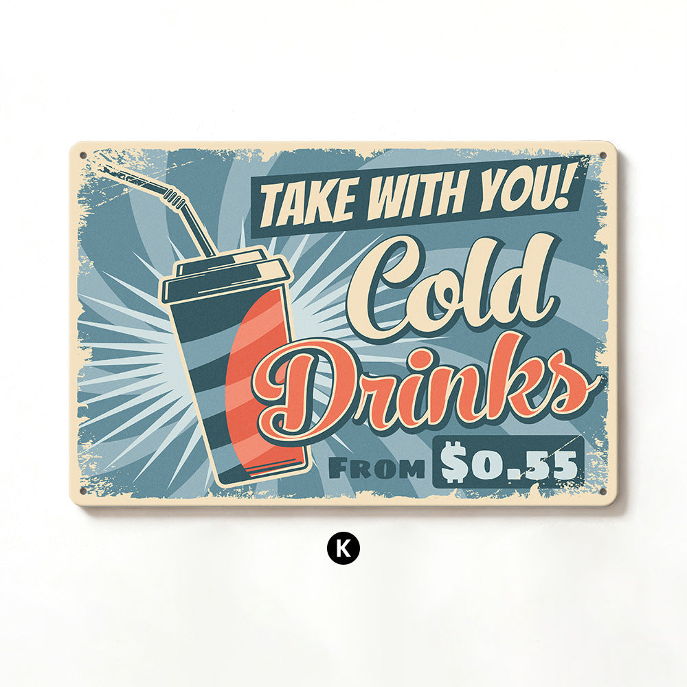 Vintage-Inspired Metal Sign Homeandso