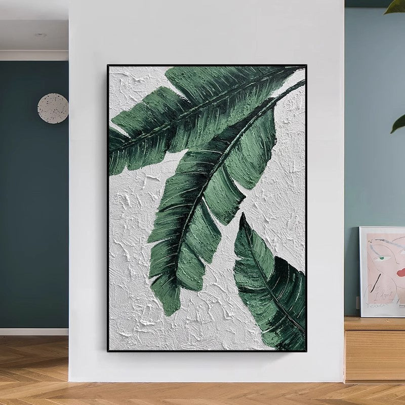 Tropical Leaf Canvas Artwork Homeandso