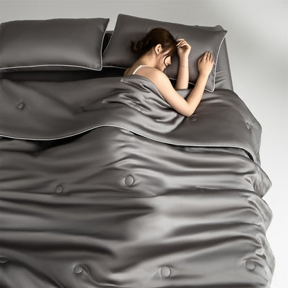 Luxury Satin Bedding Set Homeandso