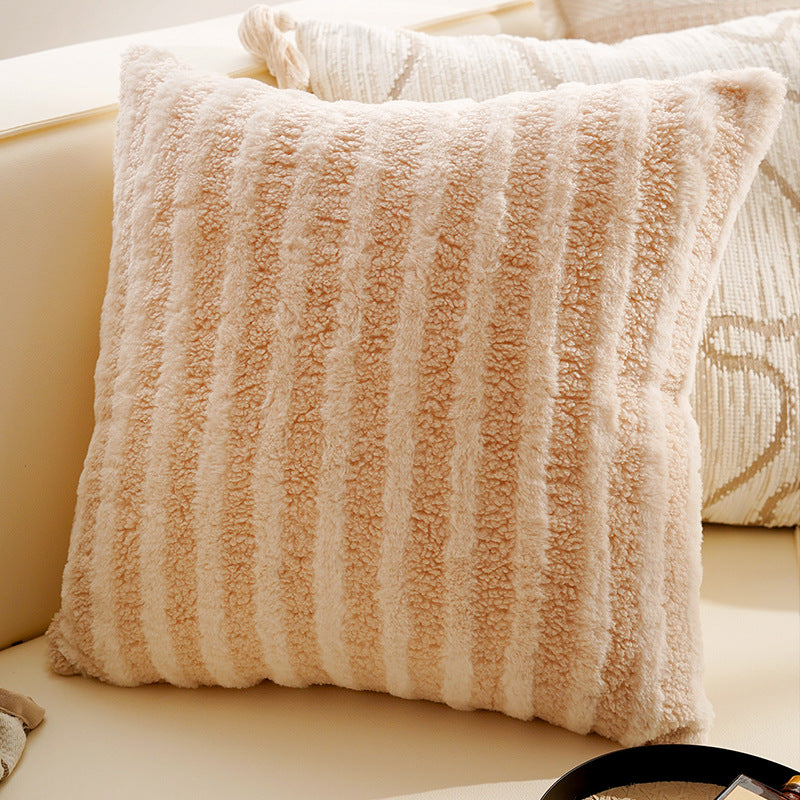 Cozy Textured Decorative Lumbar Pillow