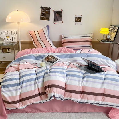 Playful Floral Cartoon Duvet Cover Set Homeandso