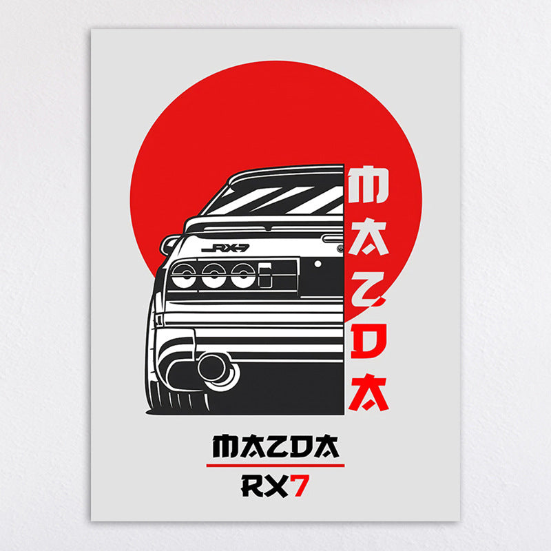 Automotive Art Print Homeandso