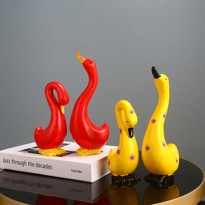 Decorative Swan Figurines Homeandso