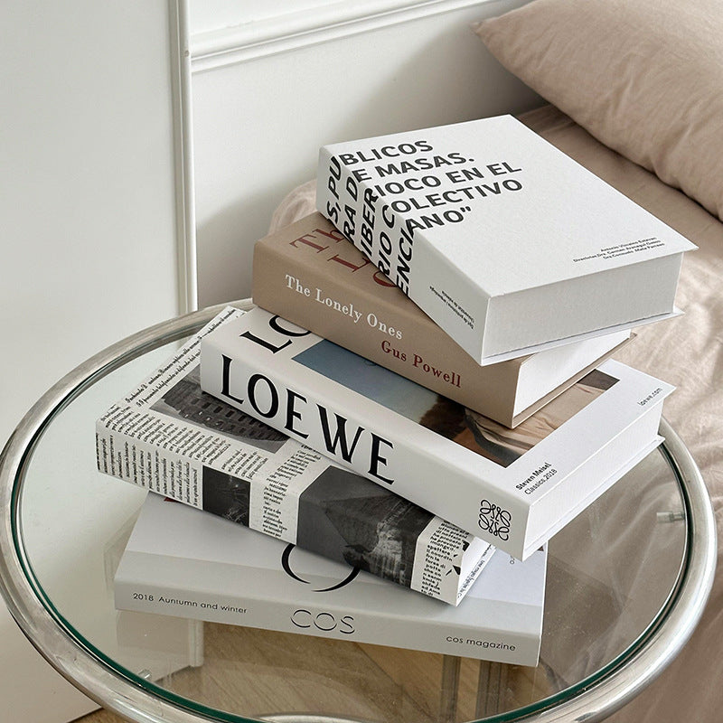 Modern Decorative Coffee Table Book Set