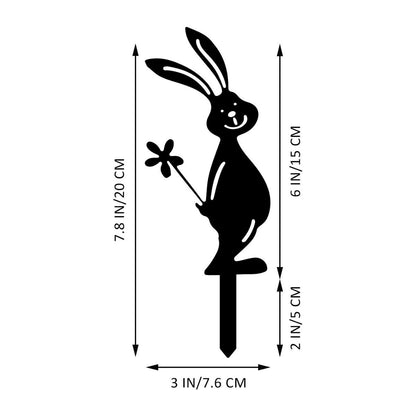 Garden Bunny Decor Stake Homeandso