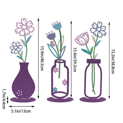 Decorative Metal Flower Holder Homeandso