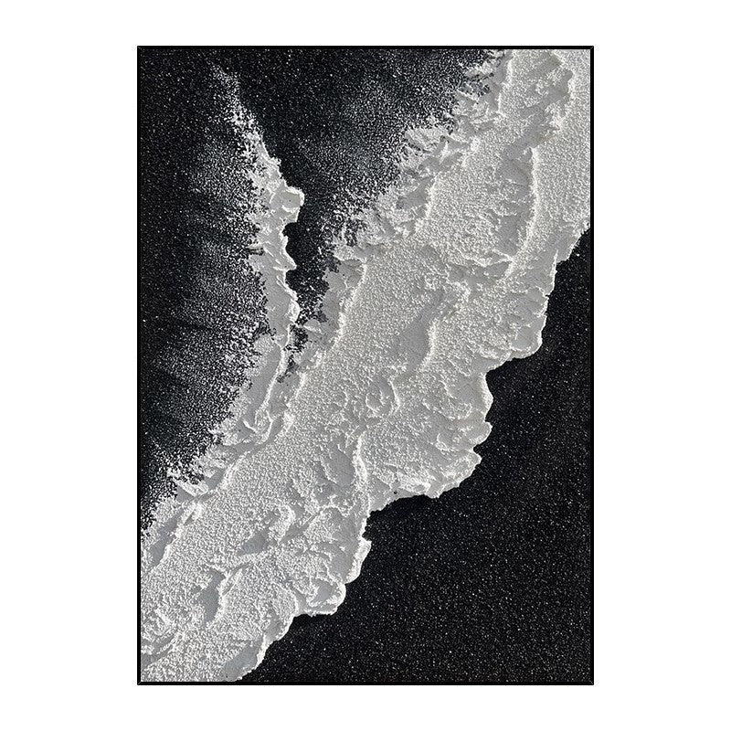 Coastal Wave Textured Canvas Artwork Homeandso