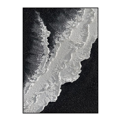 Coastal Wave Textured Canvas Artwork Homeandso