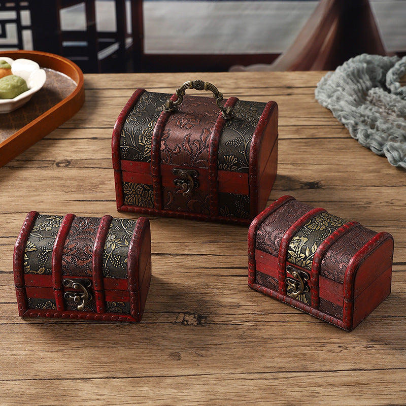 Antique-Inspired Decorative Treasure Chest Homeandso
