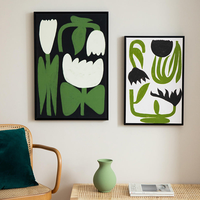 Chic Modern Floral Wall Art Homeandso