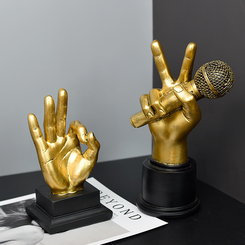 Home Decor Gesture Sculpture Homeandso