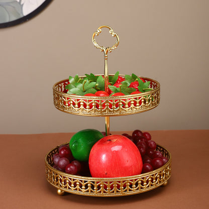 Elegant Two-Tiered Serving Stand Homeandso