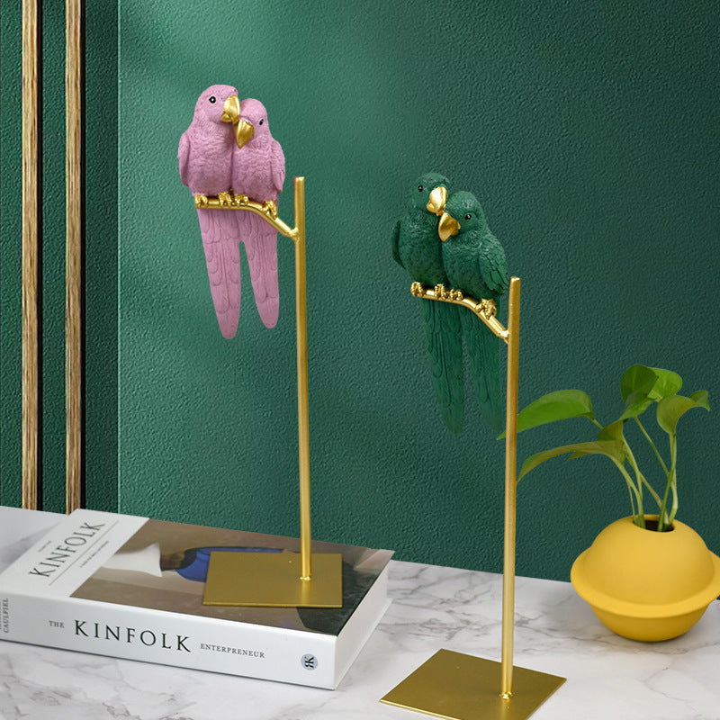 Decorative Parrot Sculpture Homeandso