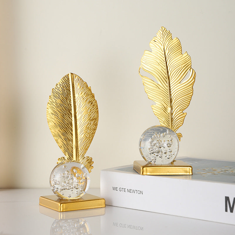 Decorative Ginkgo Leaf Sculpture Homeandso