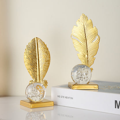 Decorative Ginkgo Leaf Sculpture Homeandso