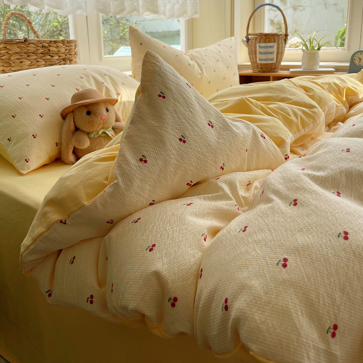 Soft Textured Duvet Cover Set