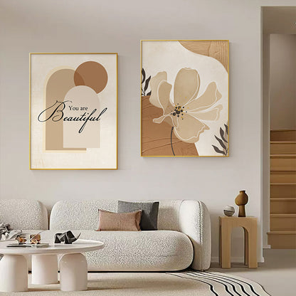 Elegant Floral Canvas Wall Art Homeandso