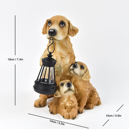Decorative Dog Lantern Sculpture Homeandso