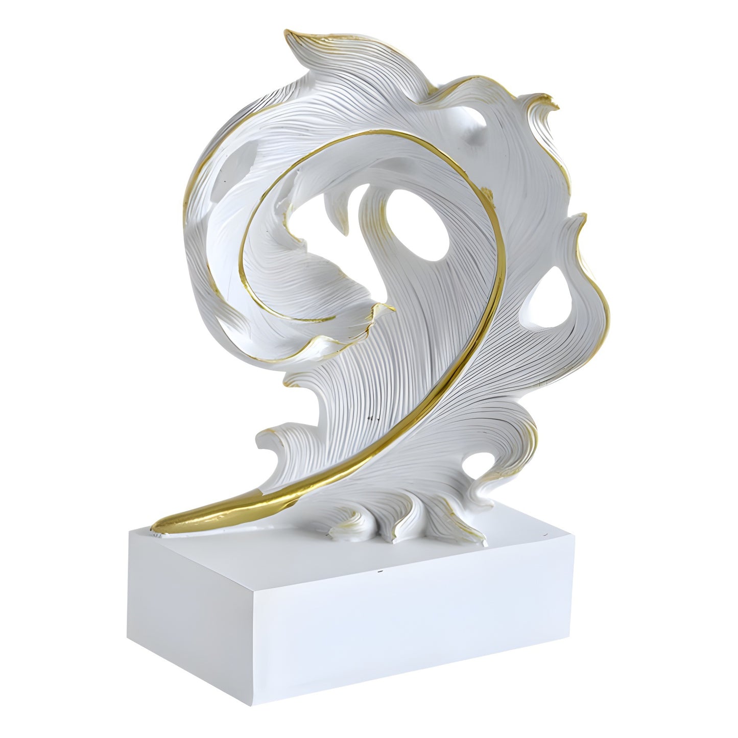 Decorative Leaf Sculpture Homeandso