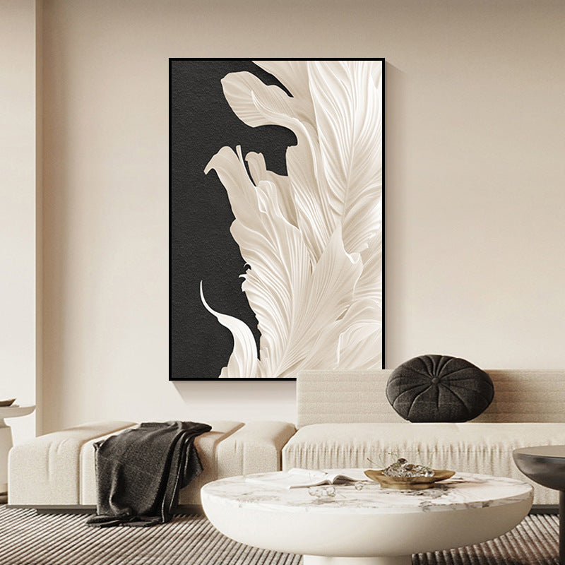 Elegant Floral Textured Wall Art Homeandso