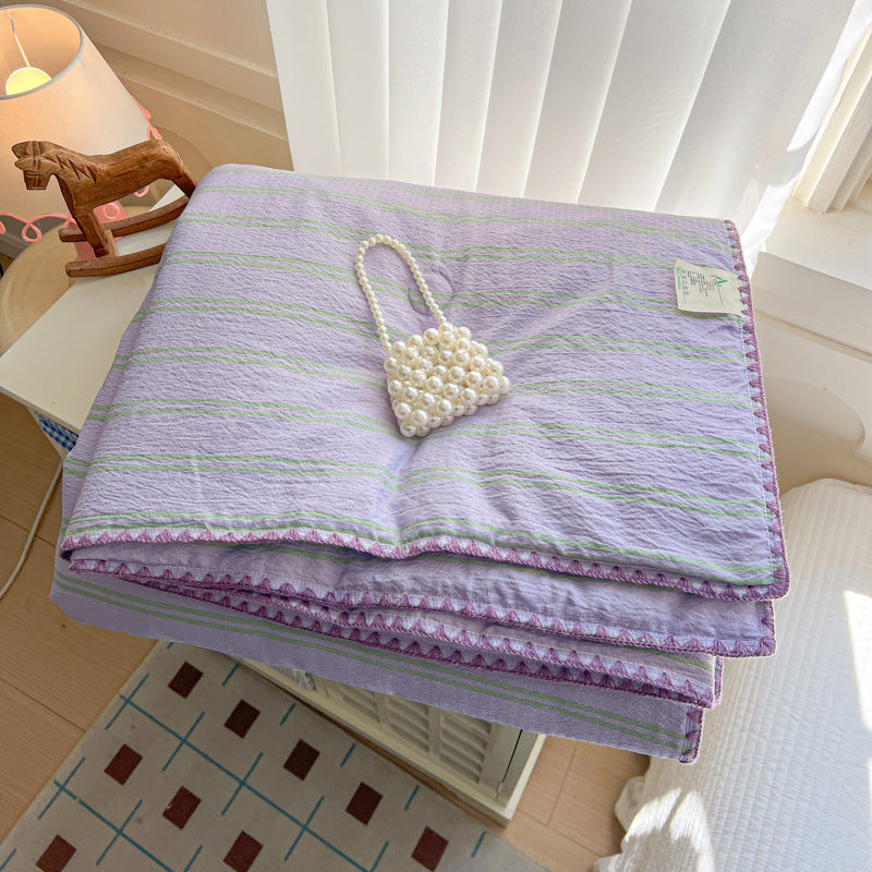 Decorative Textured Summer Throw Blanket Homeandso
