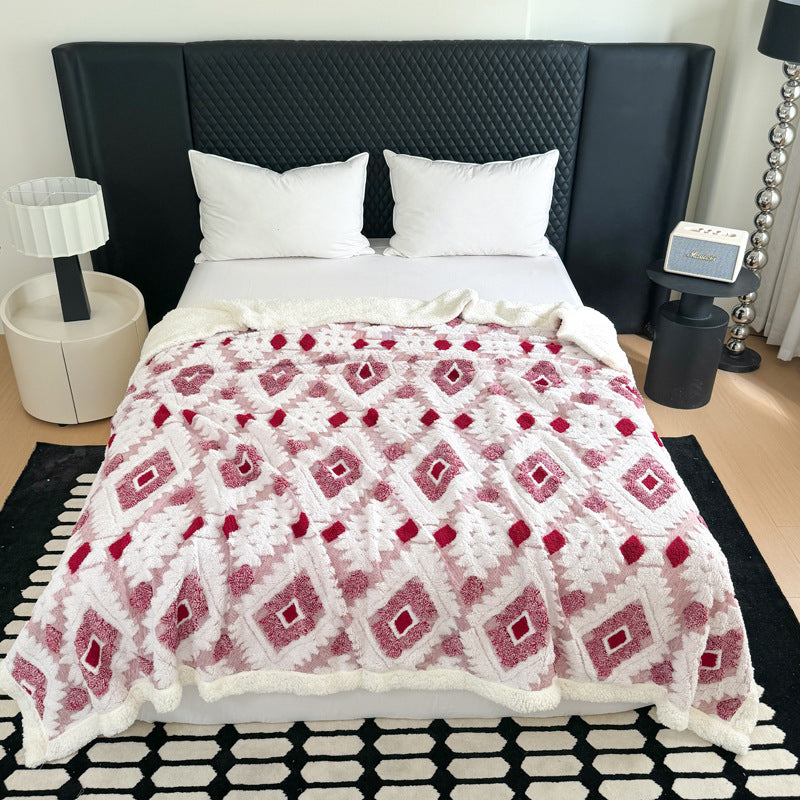 Decorative Fleece Throw Blanket