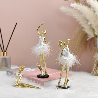 Elegant Ballerina Figurine Homeandso