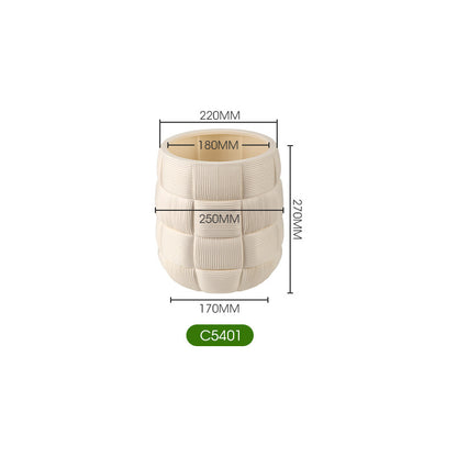 Decorative Textured Plant Pot Homeandso