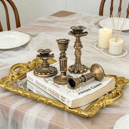 Vintage Floral Candle Holder Homeandso