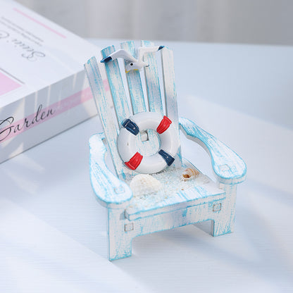 Nautical-Inspired Miniature Adirondack Chair Homeandso