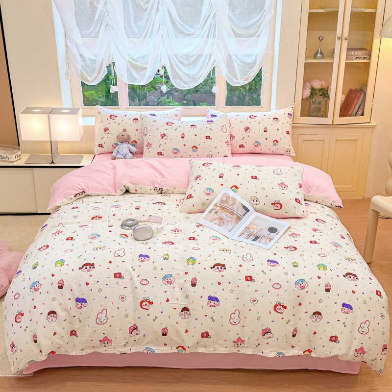 Playful Cartoon-Themed Bedspread Set Homeandso