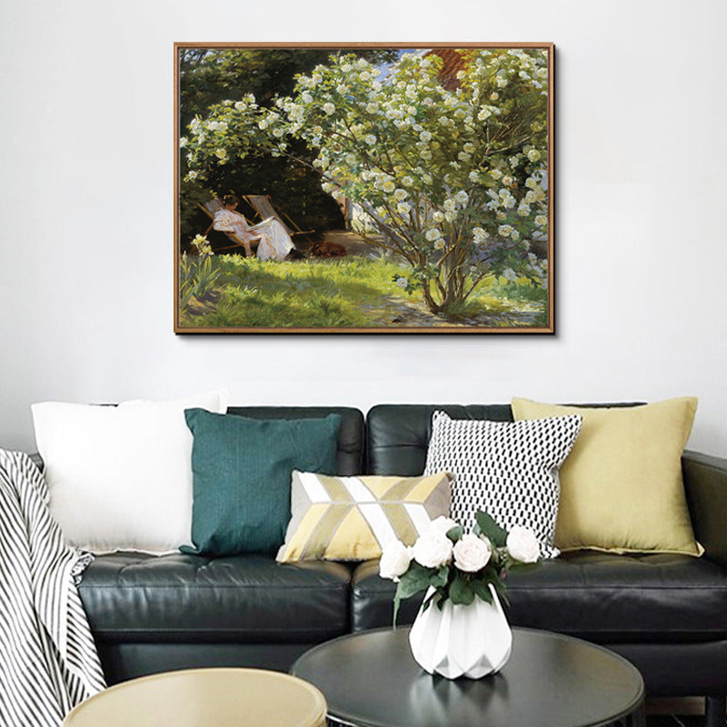 Framed Impressionist Floral Artwork Homeandso