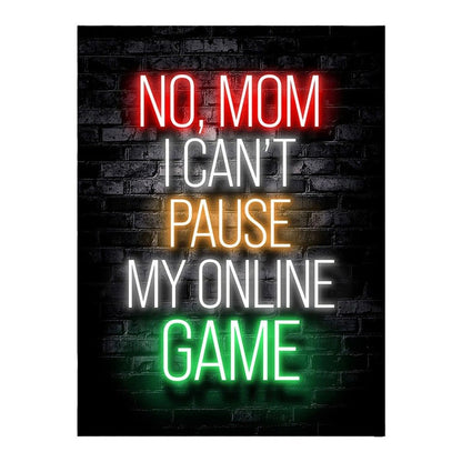 Gaming-Themed Neon Wall Art Homeandso