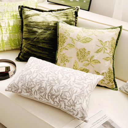 Decorative Leaf Print Cushion