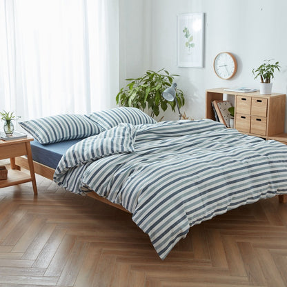 Decorative Cozy Checked Duvet Set Homeandso