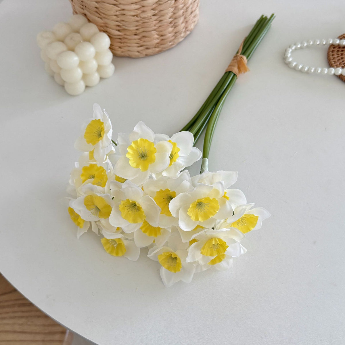 Artificial Daffodil Floral Bouquet