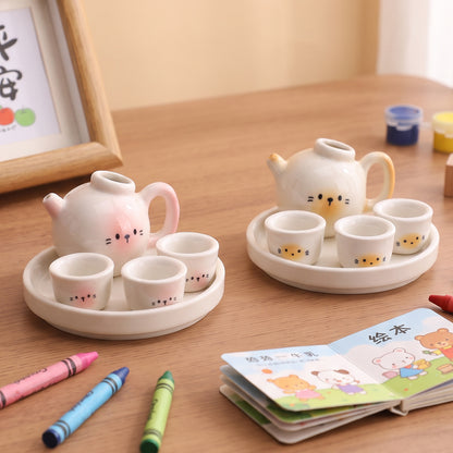 Cute Animal-Themed Tea Set Homeandso