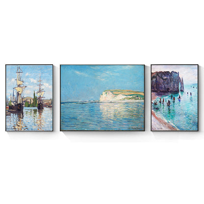 Framed Impressionist Landscape Art Set Homeandso