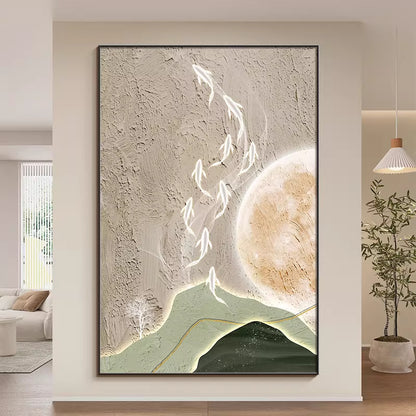 3D Koi Fish Relief Wall Art Homeandso