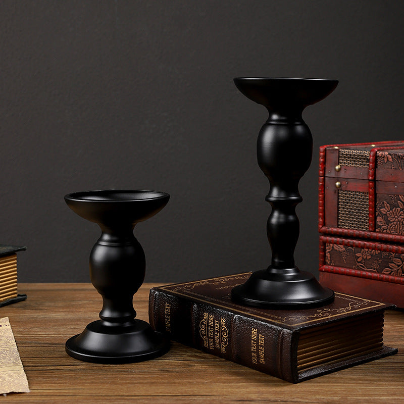 Vintage-Inspired Metal Candle Holder Homeandso