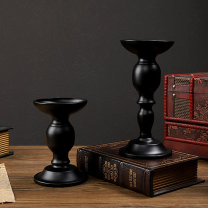 Vintage-Inspired Metal Candle Holder Homeandso