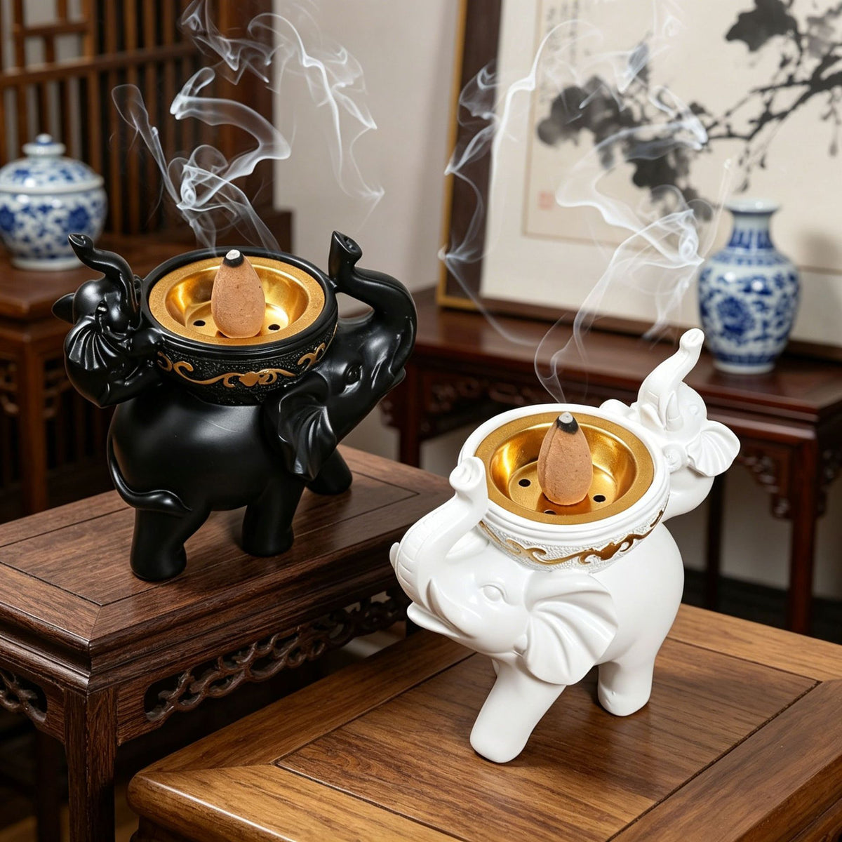 Elephant-Shaped Decorative Planter Homeandso