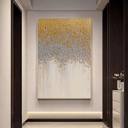 Textured Abstract Drip Canvas Artwork Homeandso