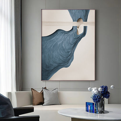 Abstract Flowing Landscape Framed Art Print Homeandso