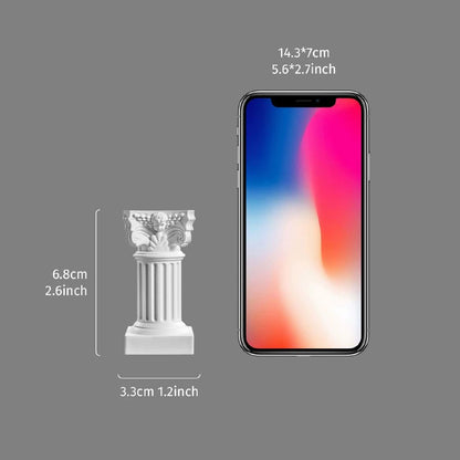 Classic Column-Inspired Phone Stand Homeandso