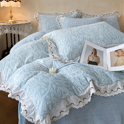 Decorative Floral Printed Duvet Cover Set Homeandso